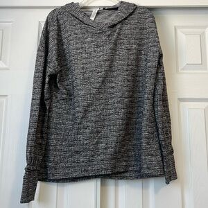 Black and white Lululemon hoodie